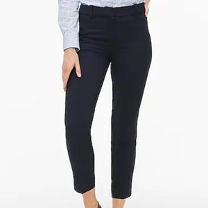 J. Crew Slim cropped Ruby pant in Navy blue